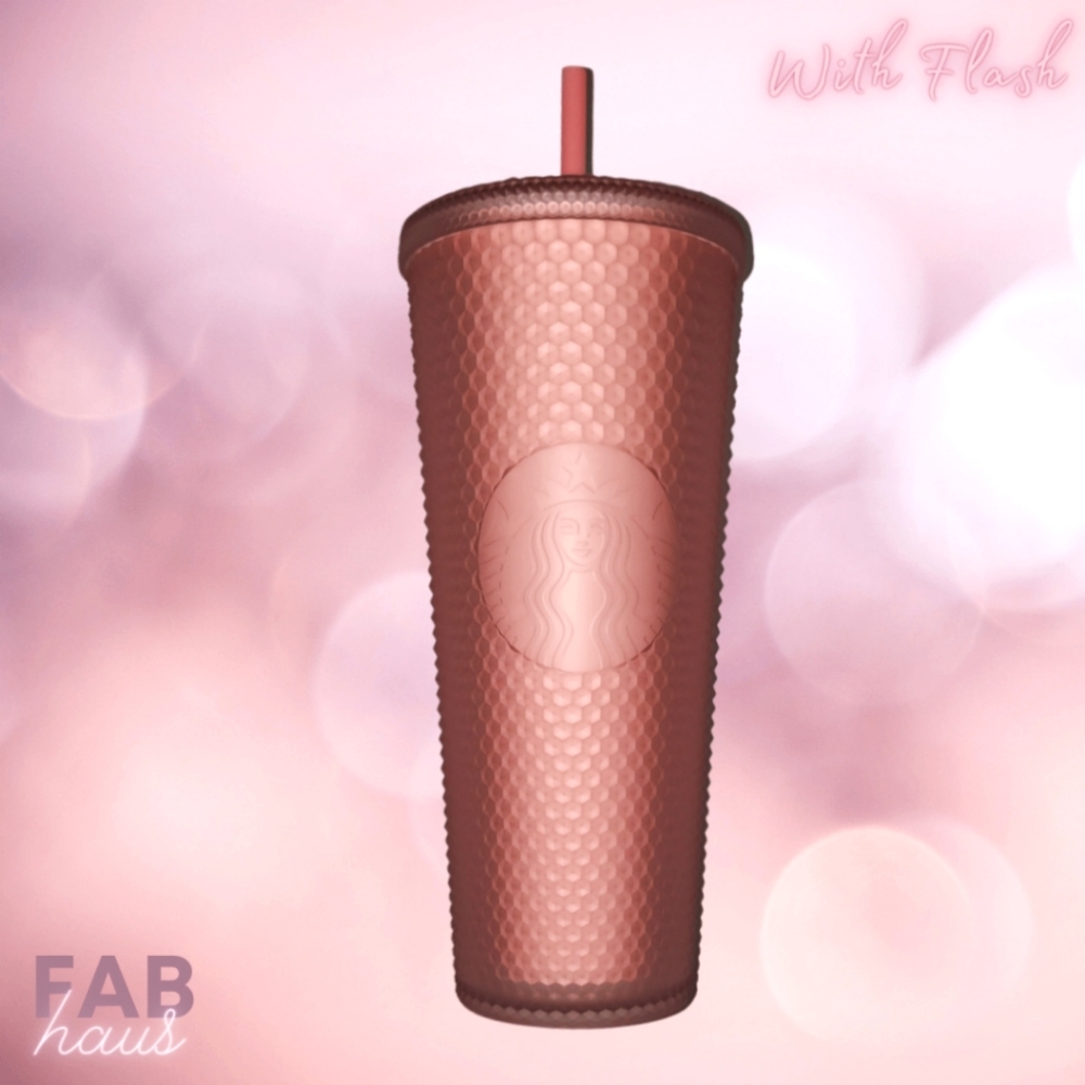 Starbucks | Venti Valentine's Soft Touch Studded Tumbler in Pink Lemonade 2022 - Picture 4 of 13